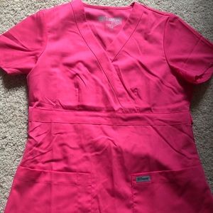 Pink women’s greys anatomy scrubs